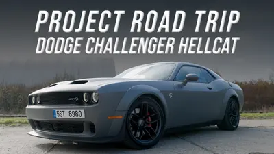 Grey Dodge Challenger Hellcat Widebody in the SCS On The Road Project Road Trip episode