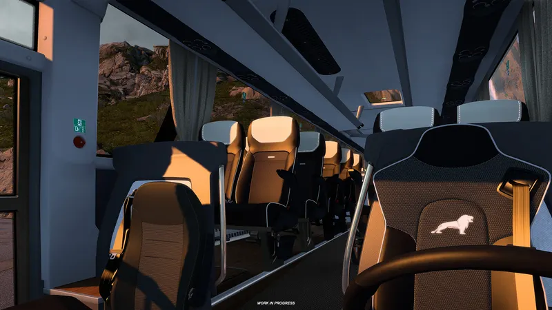 MAN Lion's Coach passenger interior in ETS 2 Coaches