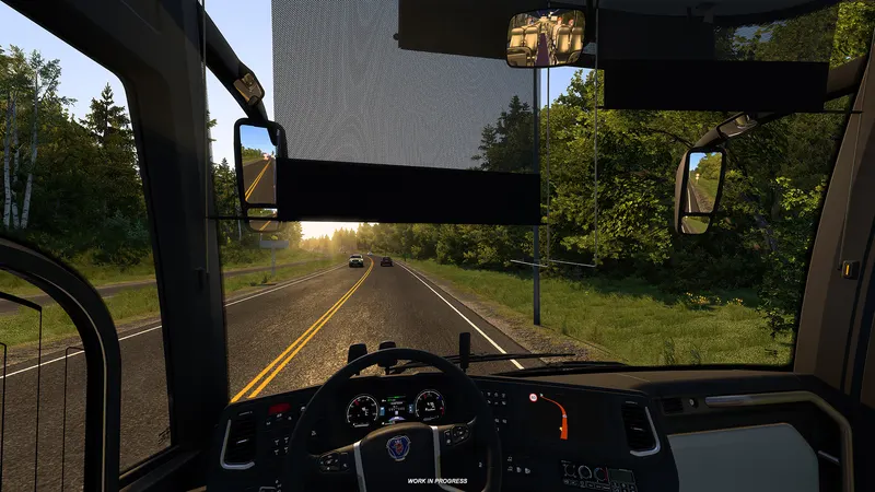 Destination Displays, Split Sun Visors and a Rear Camera: screenshot