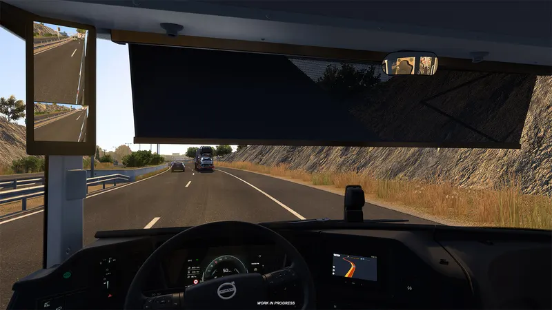 Destination Displays, Split Sun Visors and a Rear Camera: screenshot