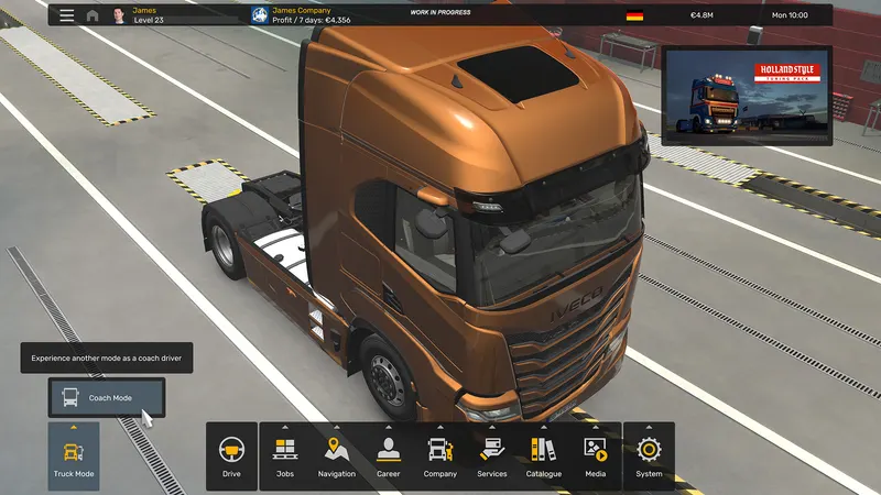 You Can Buy Your Own Coach and Take Contract Jobs: screenshot