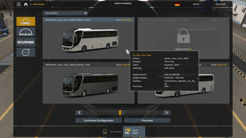 You Can Buy Your Own Coach and Take Contract Jobs: screenshot