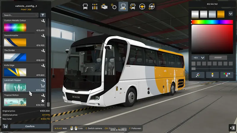 Customising a MAN Lion's Coach in ETS 2 Coaches