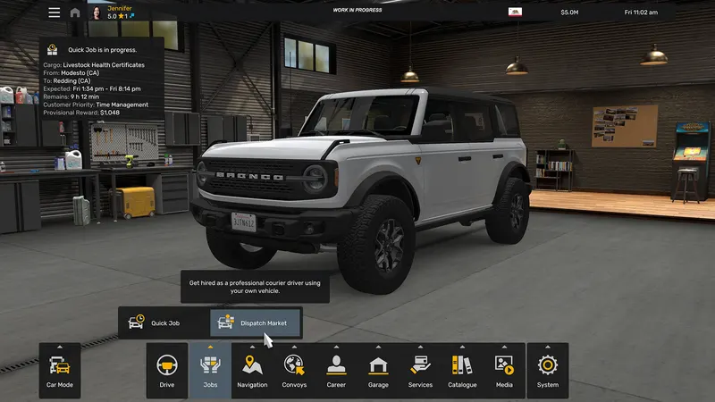 Quick Jobs, Dispatch Market and Courier Rating: screenshot