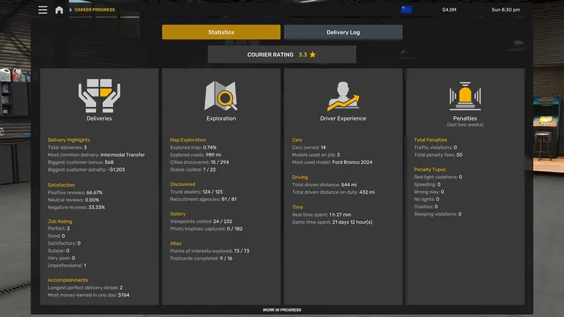 ETS 2 Coaches and ATS Road Trip: How Mode Switch Works: screenshot